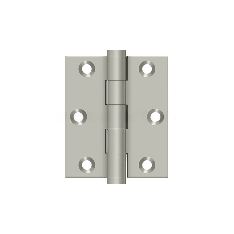 102'' x 102'' Butt Bearing Hinge, Brushed Nickel