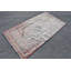 Tapis rétro vintage Oushak aux tons doux: tapis décoratif turc antique rouge / arc-en-ciel