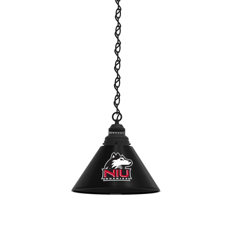 1 - Light Single Pendant, Black, Northern Illinois Huskies