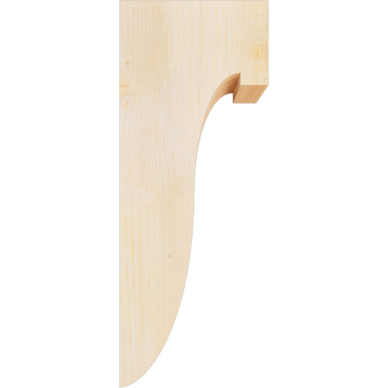 Del Monte Corbel, H 26 po x l 6 po x P 10 po, Sapin de Douglas, Sciage brut