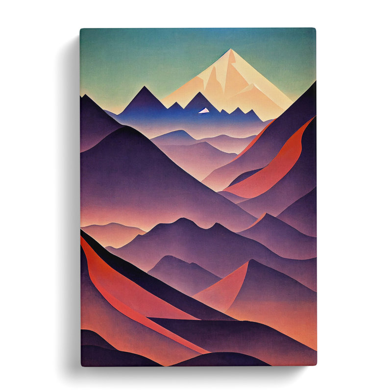 Mountain Deco Vol.4 - Wrapped Canvas, 50cm H x 35cm W x 3cm D