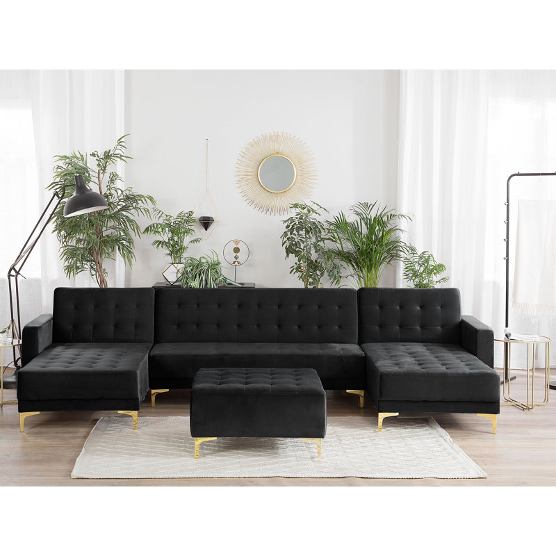 Raheem 5 Seater Sleeper, Black