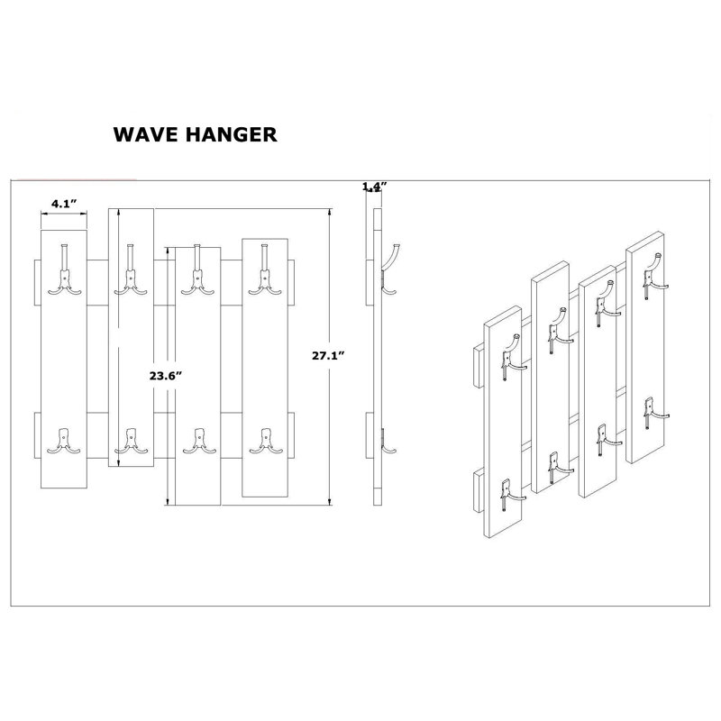Muscoy Wall Coat Rack