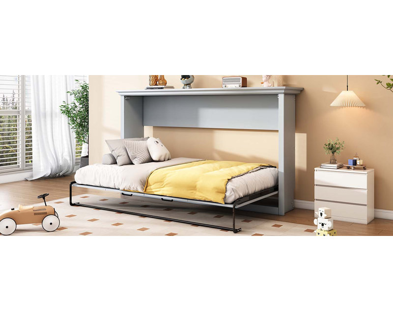 Twin Size Murphy Bed,can be Folded into a Cabinet