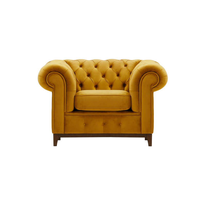 Fryer Velvet Chesterfield Chair