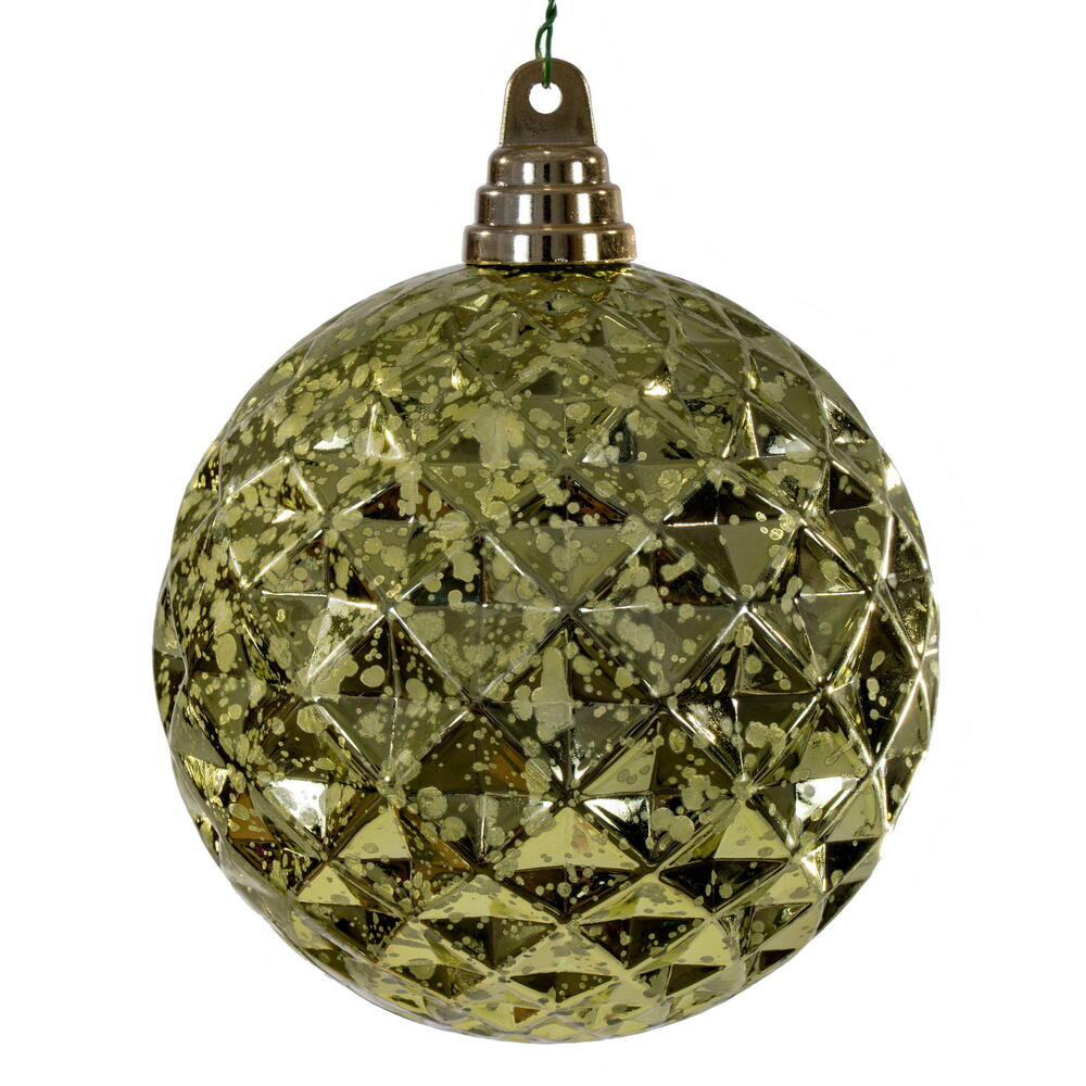The Holiday Aisle® 4.75" Diamond Mercury Ornament. It includes 4 pieces per bag. The Holiday Aisle® 