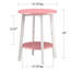 Petite table d'appoint ronde à 2 niveaux-745183535