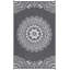 Tapis de paille réversible en plastique 5 pi x 8 pi Tapis de sol extérieur moderne-2090870111