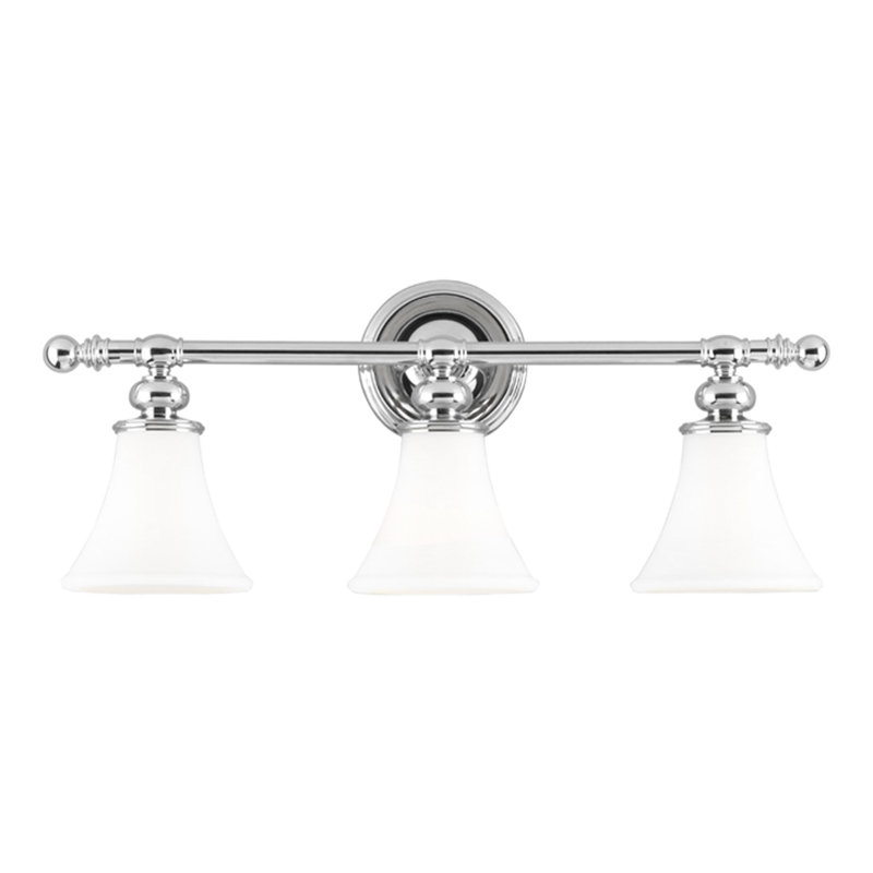 Weston 3 - Light Bath Bar, Polished Nickel