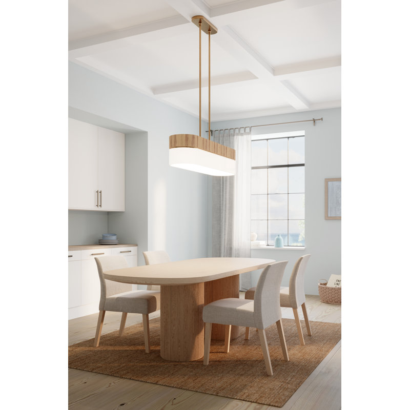Nebri 42.5" 5-Light Linear Chandelier