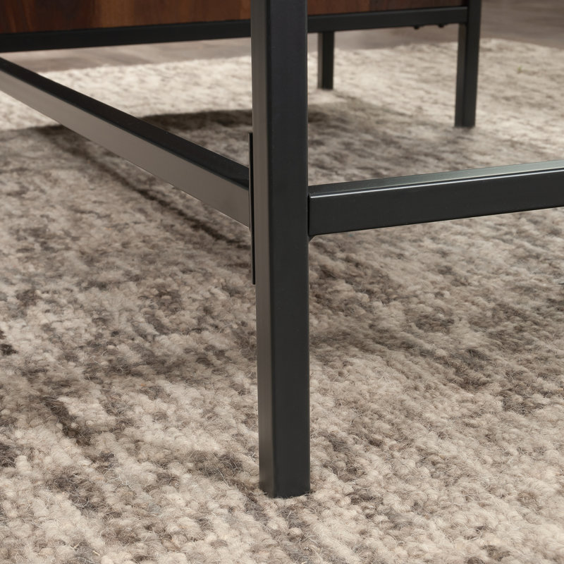 Sudduth Computer Desk, Grand Walnut/Black