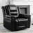 360°Swivel and Rocking Home Theater Recliner Manual Recliner Chair-381225140