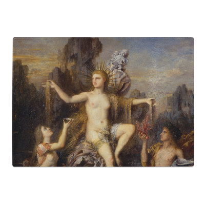 Venus Rising from the Sea by Gustave Moreau Chopping Board