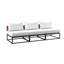 Ensemble de table basse et canapé d'extérieur Horsforth? 2 pièces