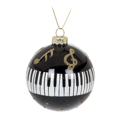 Ornement boule de touches de piano