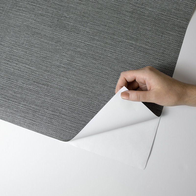 Vinyl Peel & Stick Wallpaper Roll, Slate Gray