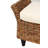 Calne Upholstered Wicker Bench