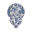 Vase en céramique à motif de cerisier bleu / blanc 13 po-107082788