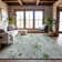 Premium Machine Washable Elize AMF1500 Floral Rug