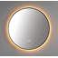 Miroir 30 po avec cadre en métal noir mat rétro-éclairé et cadre anti-buée-115192197-115192199-115192200