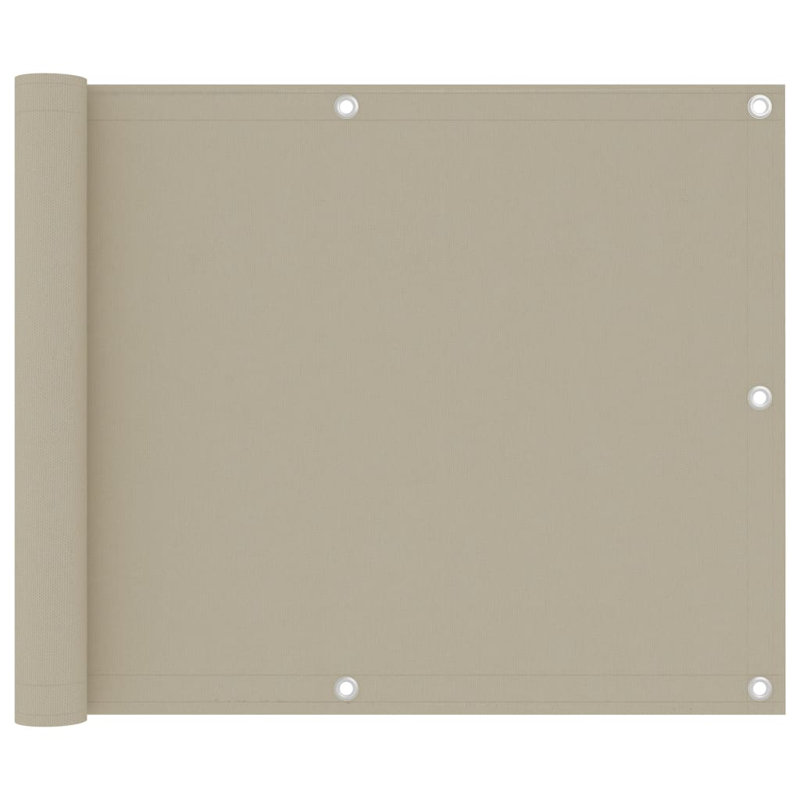 Chauvigny Vinyl Yard/Privacy Fence, 75cm H x 300cm W x 0.15cm D, Beige