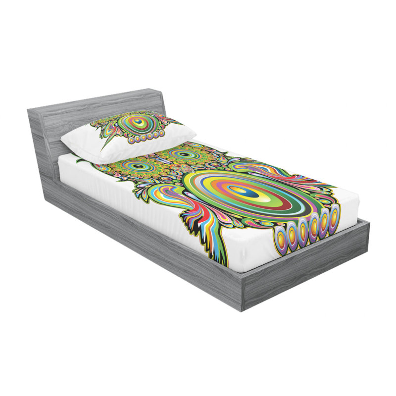 Microfiber Sheet Set, Twin Sheet Set with Fitted Sheet