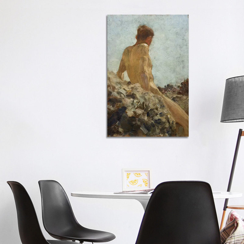 Nude Study 1 Piece Wrapped Canvas Painting, 101.6 cm H x 66.04 cm W x 3.175 cm D