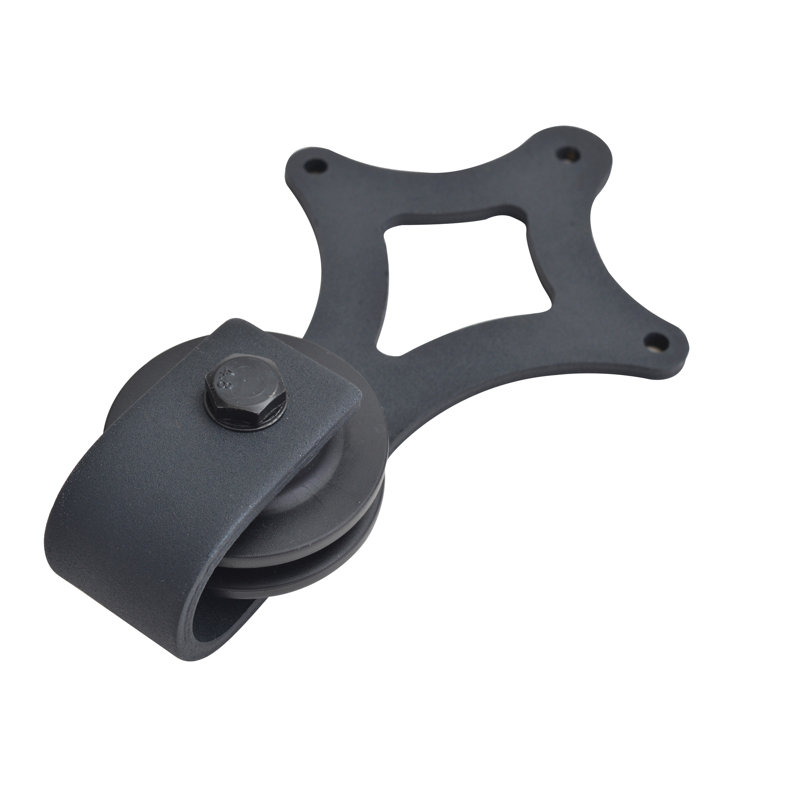 Rouleau coulissant de style rétro, Noir mat