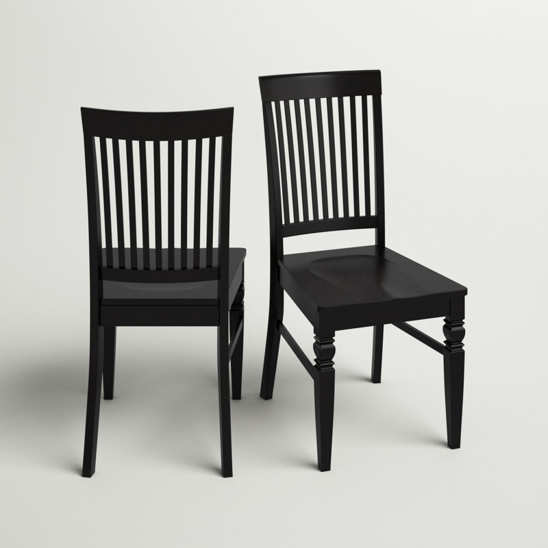 Ensemble de 2 chaises de salle à manger Weston, Noir