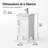 Reynaldo 20'' Freestanding Single Bathroom Vanity with Ceramic Top-1621642009-1786133900