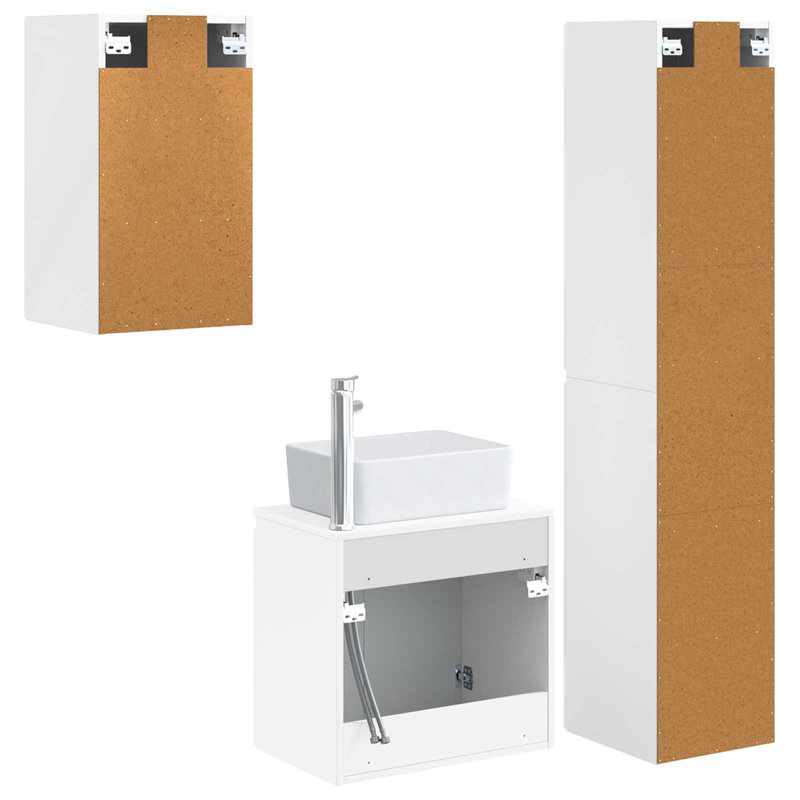 Bathroom Furniture Suite, High Gloss White