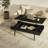 Reveal Glass Top Single Coffee Table-64409250