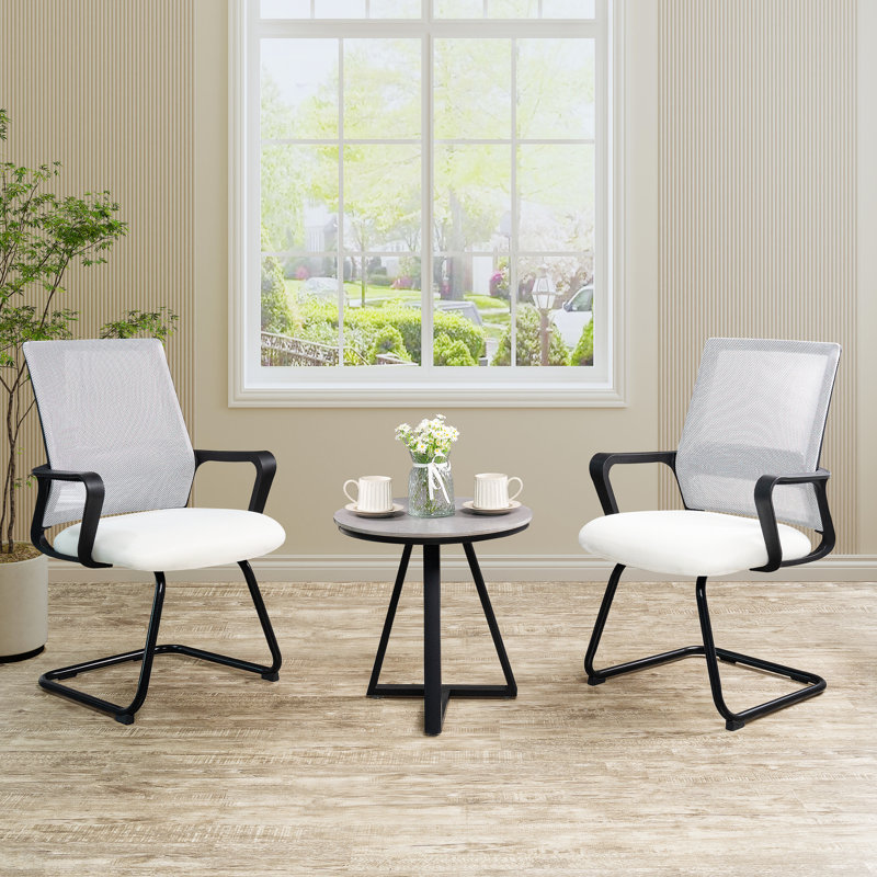 Chaise de réception en filet | Ensemble de 6 chaises ergonomiques pour salle d'attente pour salle d'attente ergonomique