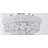 Harvey Modern 3 Light Crystal Flush Mount