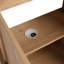 Meuble-lavabo autoportant de 23 pouces avec lavabo en céramique et portes à fermeture douce, parfait pour les solutions de rangement modernes et efficaces-126233481