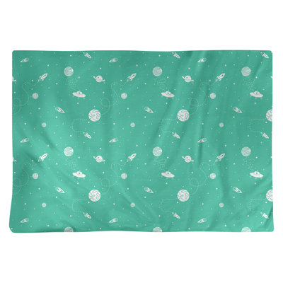 Napperon en coton 18 po Outer Space