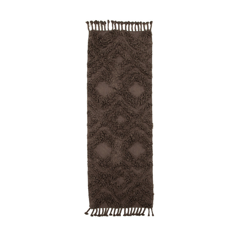 No Pattern And Not Solid Colour Hand Woven 200cm X 70cm Area Rug