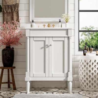 Meuble-lavabo 24 po avec lavabo supérieur