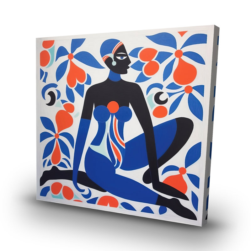 Beautiful posture - 32"x32" art on canvas