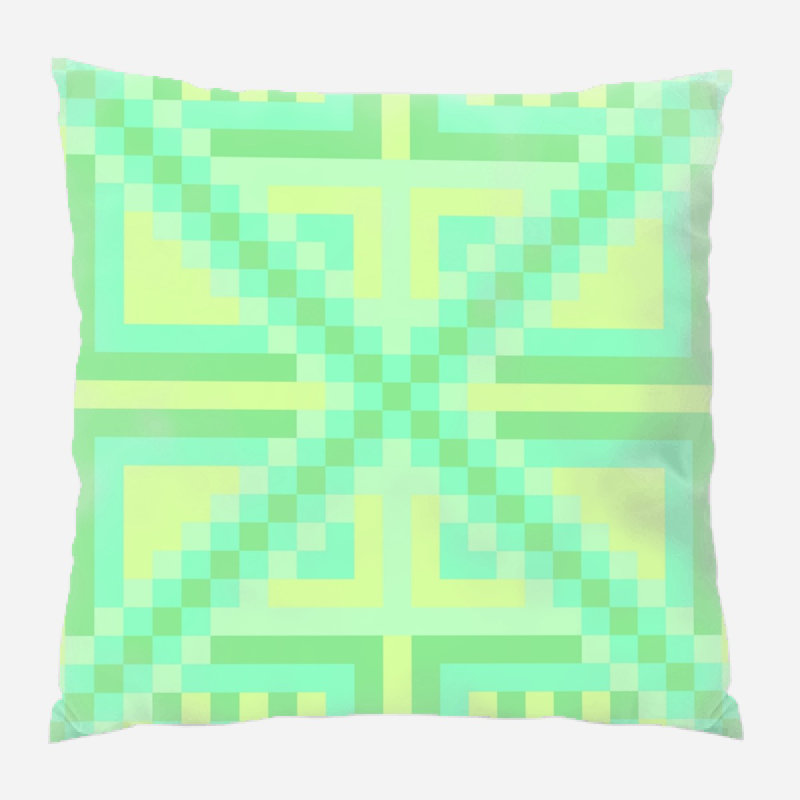 Coussin décoratif grille