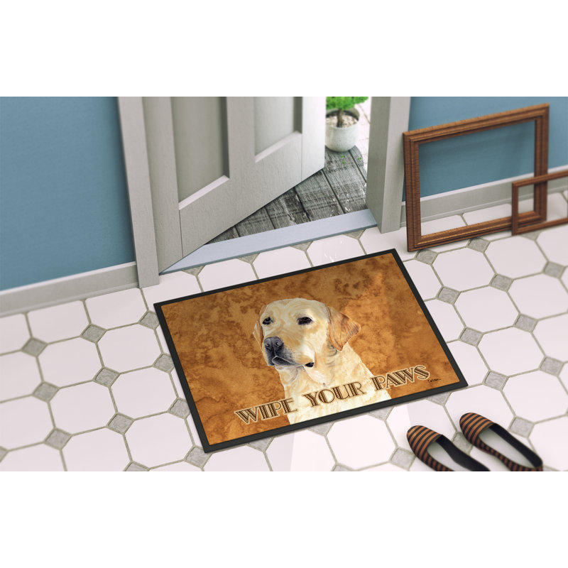 Tapis d’entrée antidérapant d’intérieur Labrador tiltonsville, Rectangle 2 pi x 3 pi