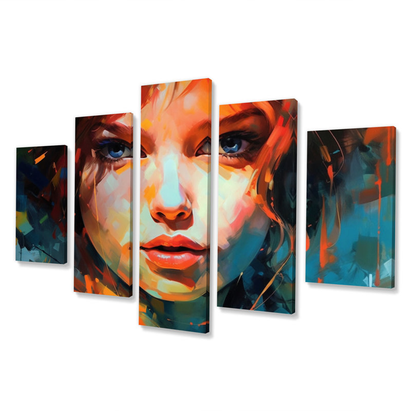 Pierce - Portrait Canvas Print - 5 Panels