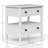 Open Nightstand With 2 Drawers