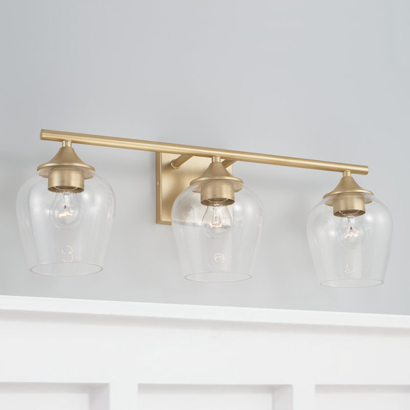 Arjenis 3 - Light Dimmable Vanity Light, Soft Gold