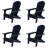 Arrlo Foldable Outdoor Adirondack Set-88382354