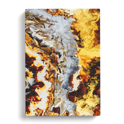 Your Thing Abstract - Wrapped Canvas Painting