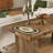 63-Inch Solid Wood Rectangular Dining Table