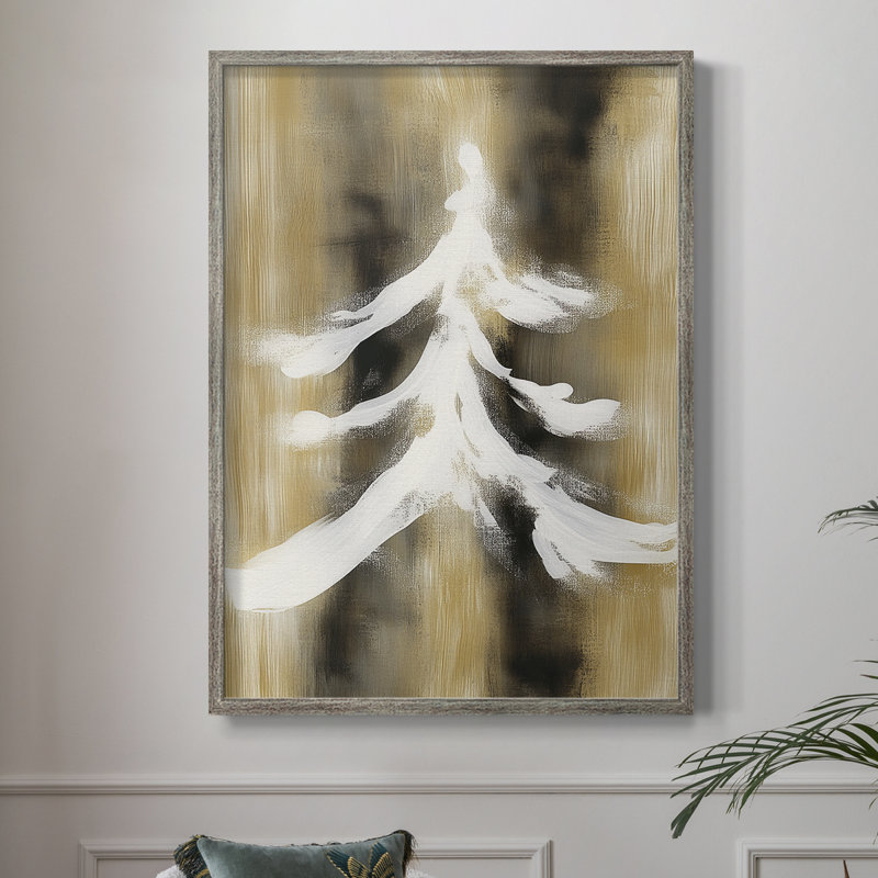 «Christmas Holiday Art CCVII», reproduction d'art encadrée - bois massif, H 11 po x l 9 po