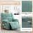 39.37" Wide Swivel Zero Gravity Recliner Power Lift Recliner Chair With Massage & Heat? – Oversized Swivel Rocker Chair For Adults (set Of 2)-525733079