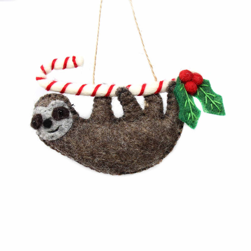 5'' Handmade Fabric Animals Hanging Figurine Ornament